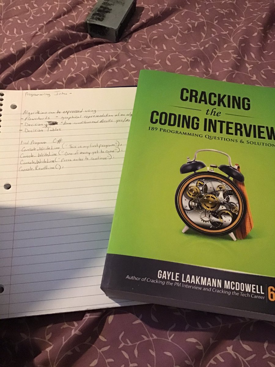 ThomasBland99's tweet image. Happy Saturday! Get your code on!
#QuarantineAndChill 
#100DaysOfCode 
#crackingthecodinginterview
#SoftwareDevelopment 
#SoftwareEngineering 
#computerscience
#SoftwareEngineeringStudent
#StayAtHomeAndStaySafe 
#SaturdayMotivation 
#SaturdayVibes
