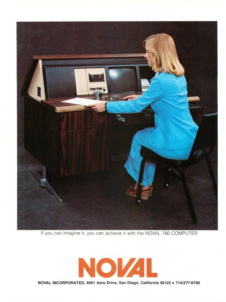 "Beyond state-of-the-art capabilities, handsomely housed in a fine piece of functional furniture." 1977