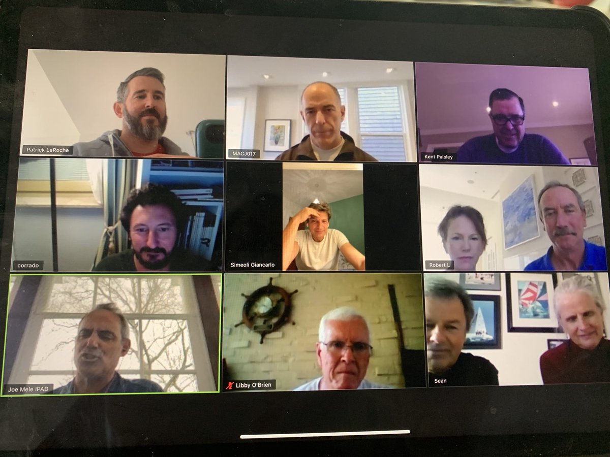 Can’t meet at regattas, zoom it is!