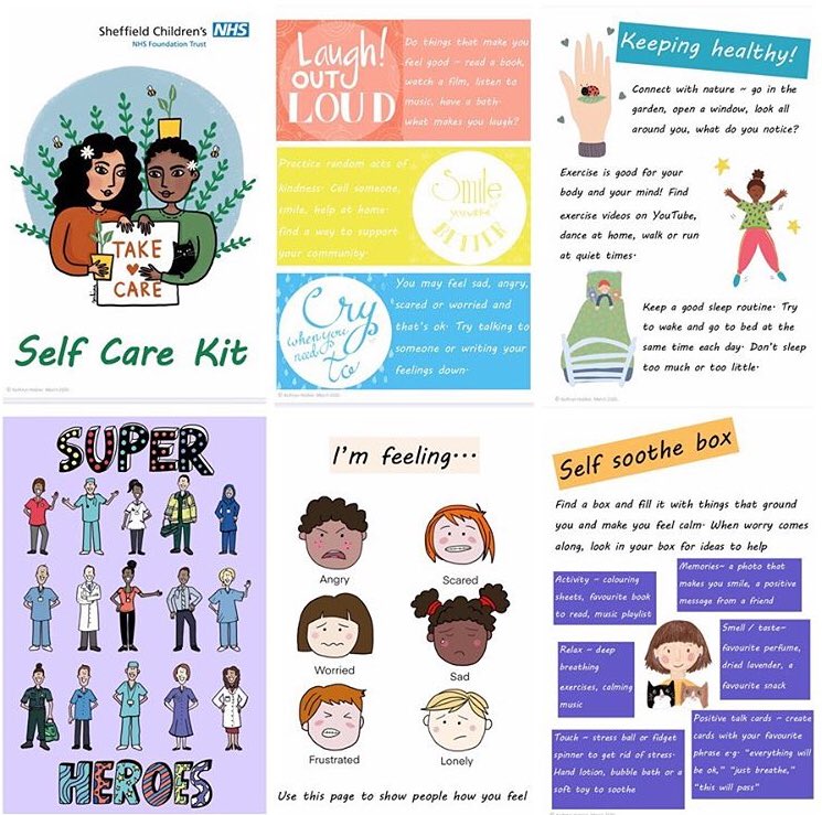 DrKathrynholden's tweet photo. So pleased to see that our resource is being shared far and wide. The feedback has been amazing. A great example of collaboration between the arts and psychology!

@SheffChildrens 

Get your free copy of our self-care kit for children below 👉🏻

https://t.co/NpSDB3nanS https://t.co/wtZVwqFTCR