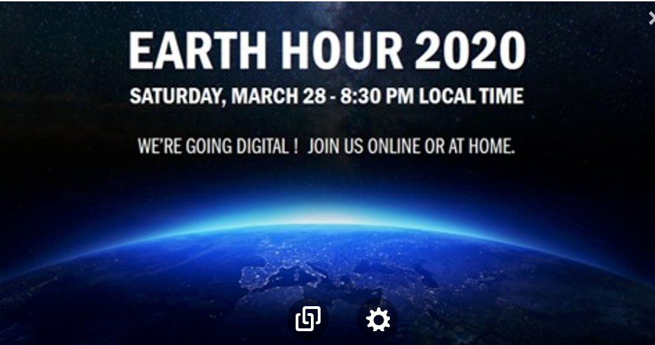 ElkCountyCARES's tweet photo. Earth Hour - Tonight, 3/28 at 8:30pm your time. "The event is held annually encouraging individuals, communities, and businesses to turn off non-essential electric lights, for one hour, from 8:30 to 9:30 p.m. as a symbol of commitment to the planet." https://t.co/7WG7pLM0kk https://t.co/KWpADpaYyE