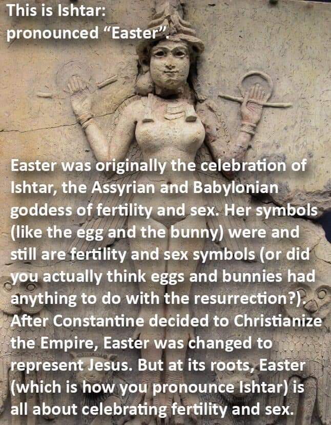 Believer037's tweet photo. Easter has NOTHING to do with #JesusChrist.
This year & every year hereafter, choose 2 celebrate Passover instead—&give praise 2 D Father that if your house is marked by D blood of the Lamb of God, D Destroyer will “pass over” you.
#YesPassover #YesTorah #NoEaster #NoPaganism https://t.co/qzhZ2Vueec