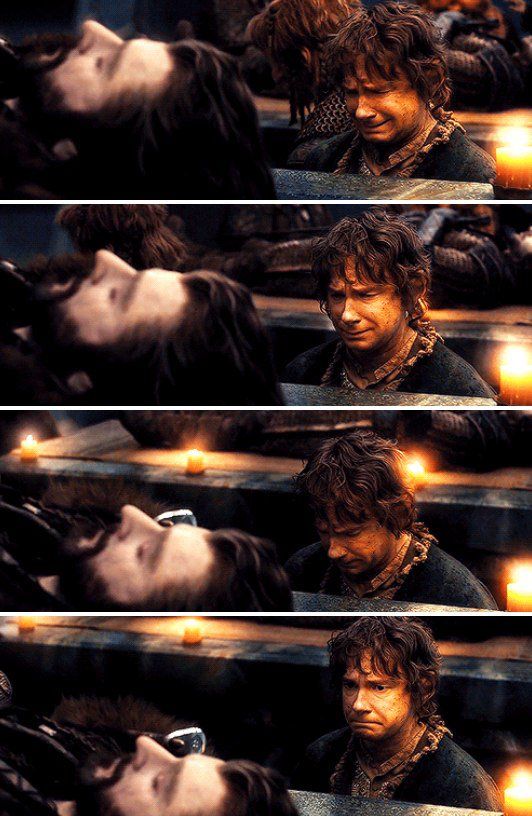 BreeMarieSummer's tweet image. Can anyone watch this scene without crying? Asking for myself 😭 #TheHobbit #BOTFA