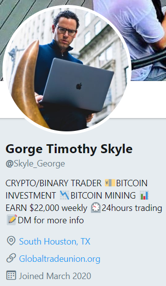 Guruleaks1's tweet photo. Fraudster @Skyle_George using photos of @TimothySykes wants to teach you how to earn $22,000 weekly

Be sure not to give them any of your hard-earned money

h/t @inversebrah
cc:  @Jack @vijaya @CFTC @ChairmanHeath @SECEnfDirectors https://t.co/mkFB6LeayT