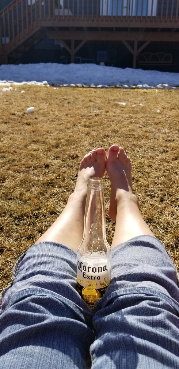 KristaGies's tweet photo. Enjoying a @corona in my backyard. Enjoying the beautiful sunny Manitoba spring day, practicing #SocialDistanacing.
Keep safe & healthy. #Covid_19 #manitobaspring #HappySaturday https://t.co/BFu5bb0rTD