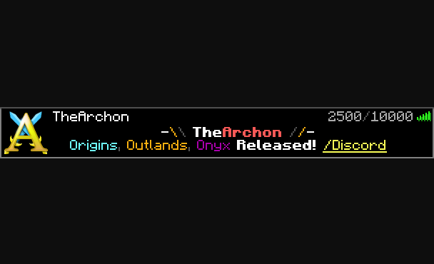 Today, for the first time in the history of TheArchon, the server hit 2500 concurrent players online!🎉

We'd like to thank all of our dedicated players for their endless commitment to TheArchon.✨

We're planning a celebration soon, so be sure to watch this space 👀