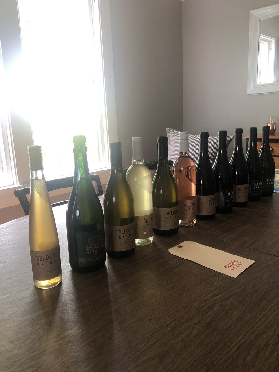 Excited for our first virtual wine tasting on Sunday with <a href="/beldenbarns/">Belden Barns</a>