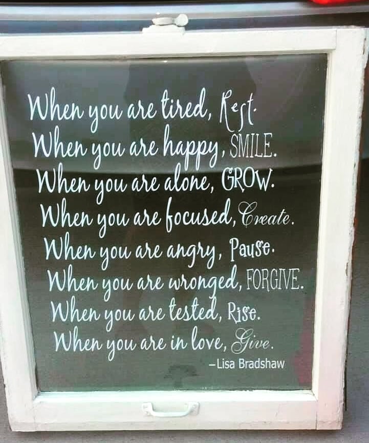 lifepluslisa's tweet photo. Wrote this several years ago. It hangs in the foyer of our home, amongst other quotes, including some from my father's chapter in my book, Big Shoes. These words help me reflect on what matters most during times of trouble. Perhaps they'll help you as well. #StrongerTogether https://t.co/P6CgDDgKNA