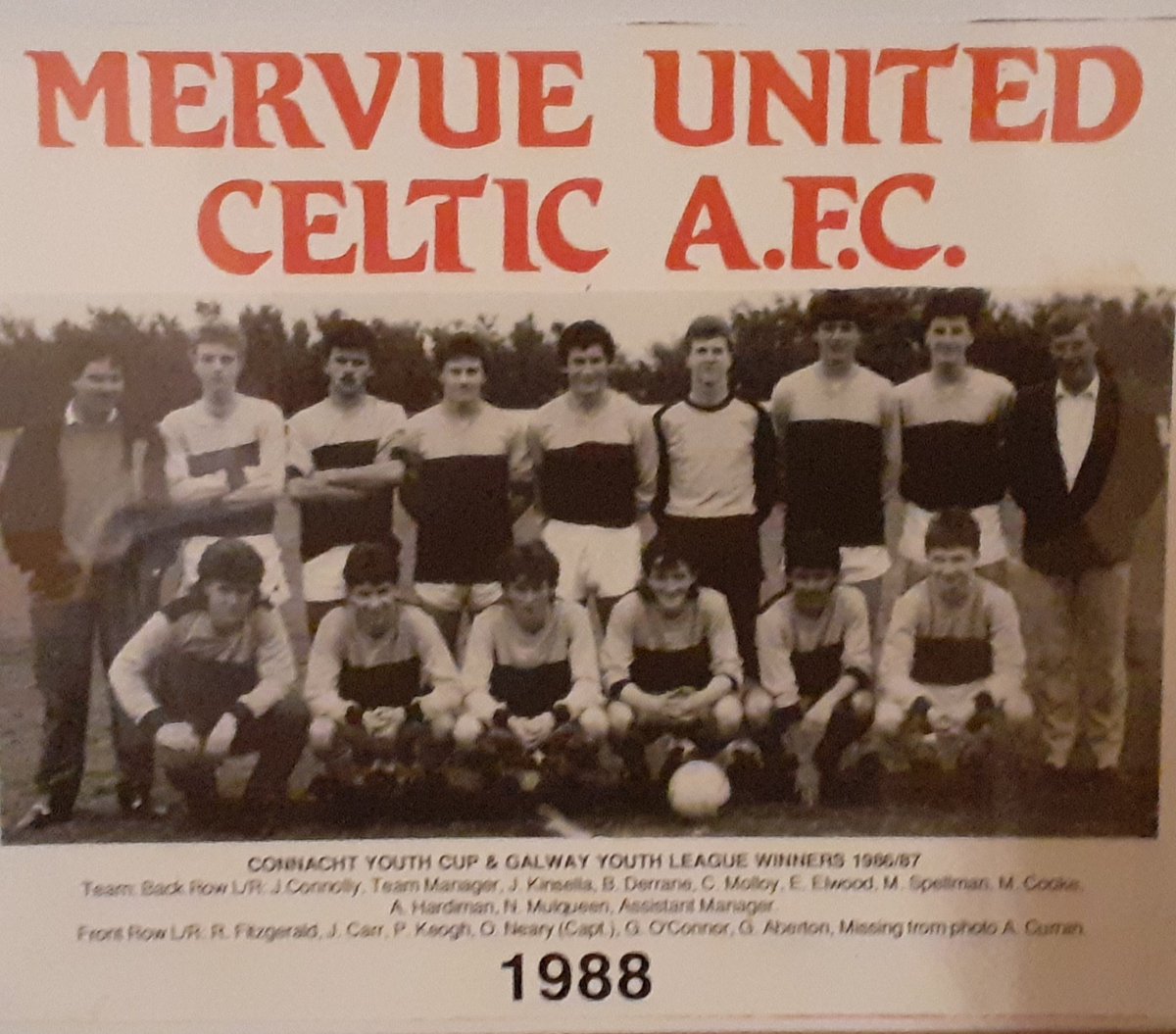 NearyOllie's tweet image. If you are a football person please join the challenge of posting a football photo. 
Very fortunate to have some great coaches &amp;amp; teammates in @MervueUnitedAFC over the years. #RealPlayerDevelopment