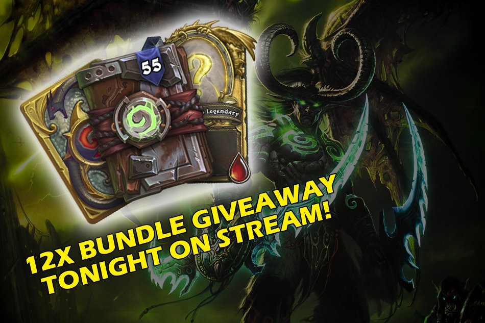 BIG GIVEAWAY TONIGHT!

Thanks to Blizzard for the codes