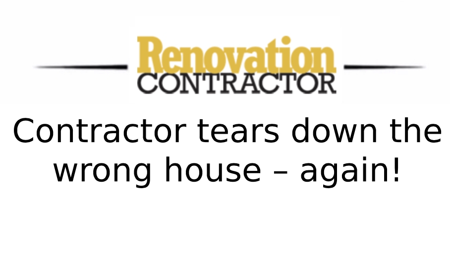Imagine having that feeling when you’re demolishing a whole house. And then imagine realizing you’ve made a very big mistake…but with a lingering sense of déjà vu?

Someone's done it! Read the story 👇

myhomepage.ca/contractor-tea…