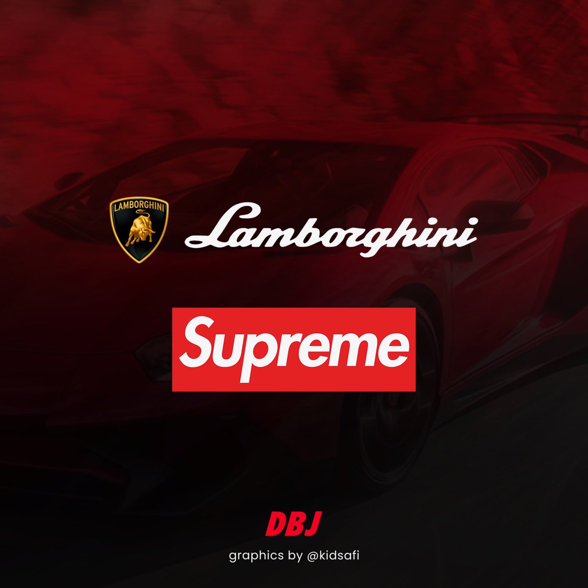 DropsByJay's tweet photo. Supreme/Lamborghini
With lots of talk over the years, this release will be highly anticipated.  Expect a full apparel collaboration. Drop is set for this Thursday, April 2nd. Online Only.

What do you wanna see from these two? https://t.co/6DRXu9RbMD