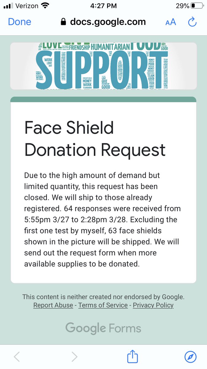 HongFoundation6's tweet photo. We are going to pack the boxes tomorrow. 63 face shields will be shipped to 63 frontline medical professionals. https://t.co/CYWgItjx51