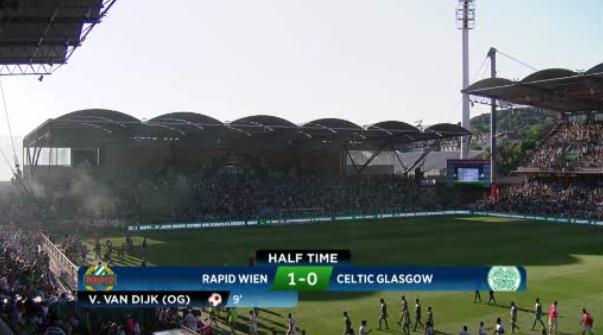 julmarsc89's tweet photo. 1:0-Führung zur Pause. Eigentor durch irgendeinen unbekannten holländischen Innenverteidiger von Celtic. #skrapid #scr2014 https://t.co/7moGIdW4os
