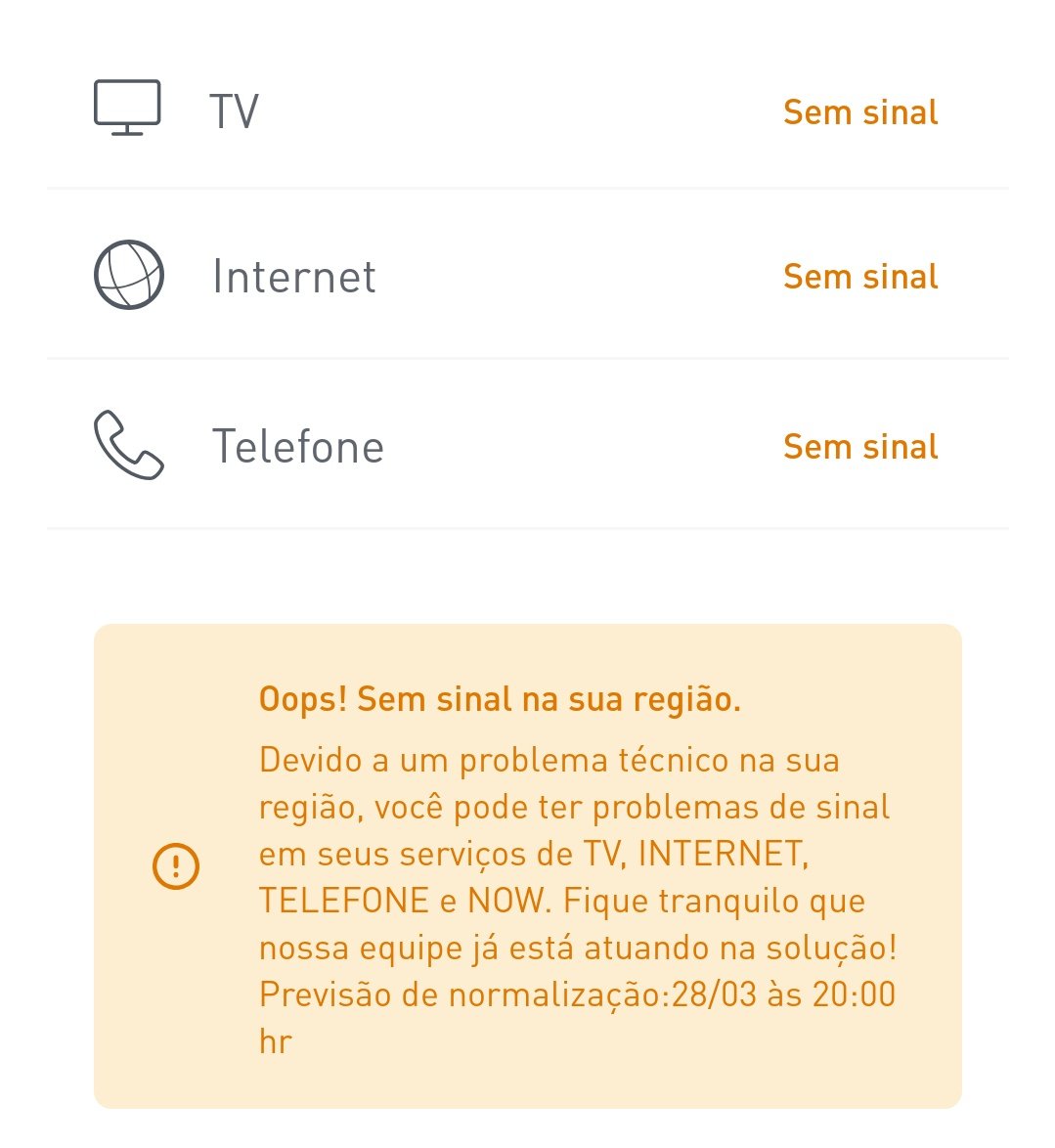 ocirec's tweet image. É uma piada essa operadora. Uma tarde inteira de sábado de quarentena sem sinal. E aposto que o valor da fatura não vai vir com desconto. #Netlixo