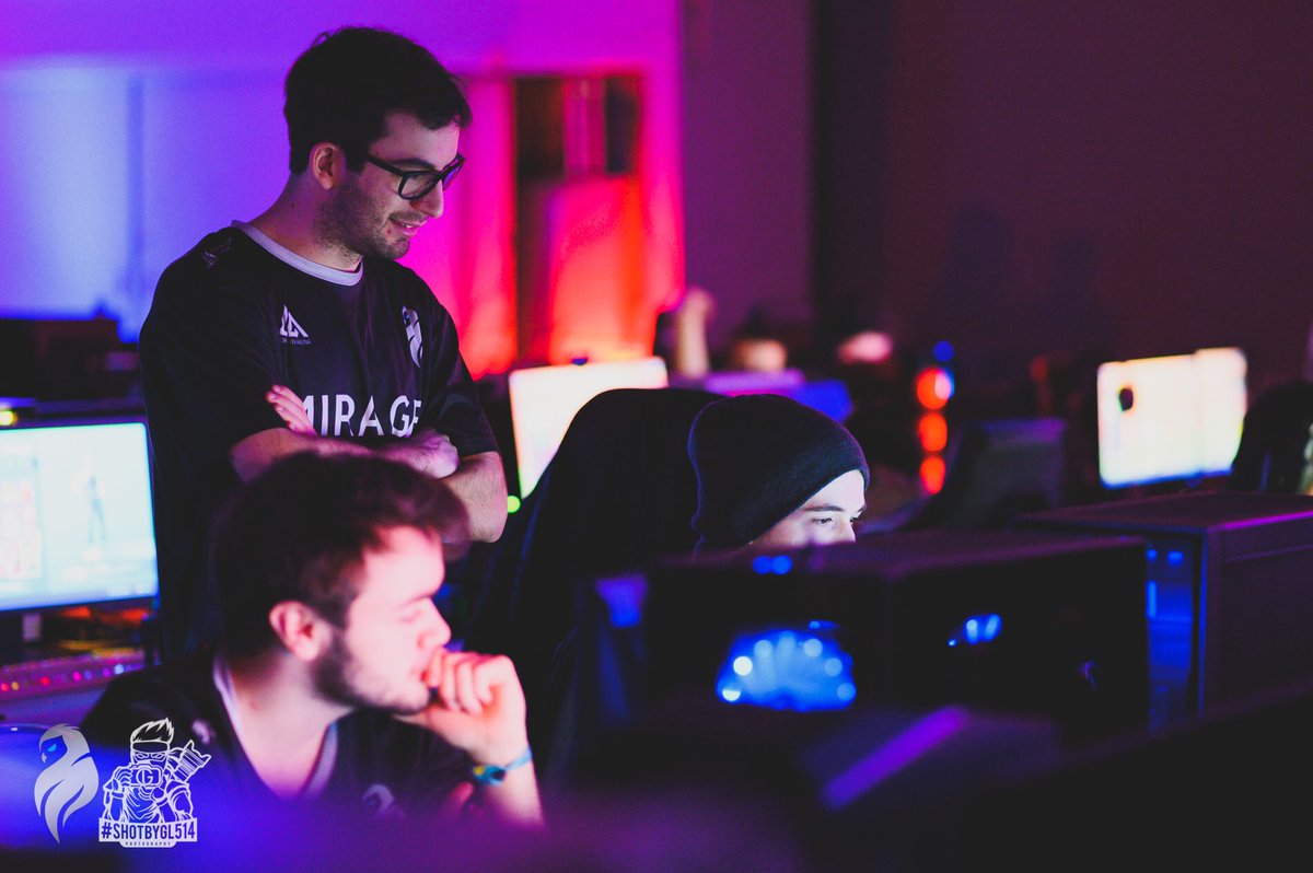 shotbygl514's tweet photo. Management and owners of an org are there to encourage their players during a tournament. Good to see @MIG_Babinski x @MirageSportE hovering around his fortnite players @alien42_ x @migtidav for #lanets2020 @lan_ets https://t.co/D3fYnqhZGp