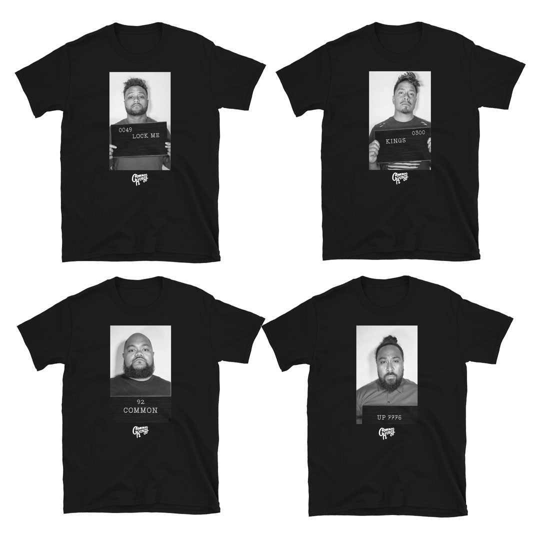 commonkings's tweet photo. Who's your favorite King???! The Lock Me Up T-shirt is available now exclusively in the Island Empire store. Collect all 4! https://t.co/Ibi1xiviKJ https://t.co/dz01sBoUKa