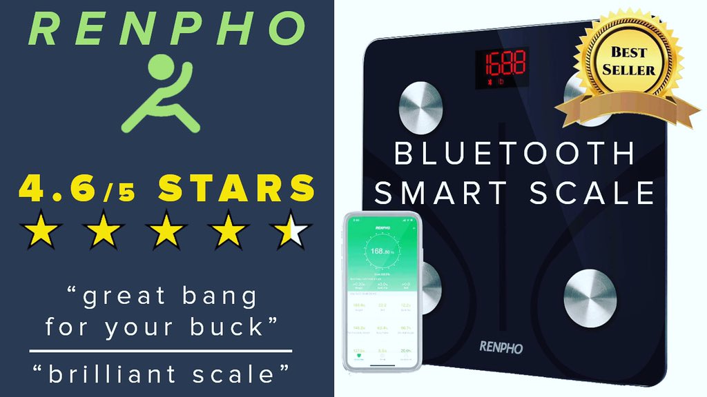 RENPHO BLUETOOTH SMART SCALE REVIEW

VIDEO-youtu.be/bpdPbNpJ1zE

@RenphoGroup #Renpho #RenphoScale #RenphoGroup #RenphoChallenge #RenphoAthletes #RenphoSmartScale #RenphoBodyFatScale #RenphoBluetoothScale #SmartScale #Weightloss #Bodyfat #BodyFatScale #FitnessMotivation