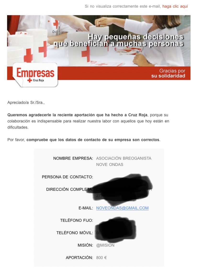 Damos por pechado o día cunha nova doazón. Graciñas a todos, mañá máis!

#FrenarLaCurva #FacendoEquipo