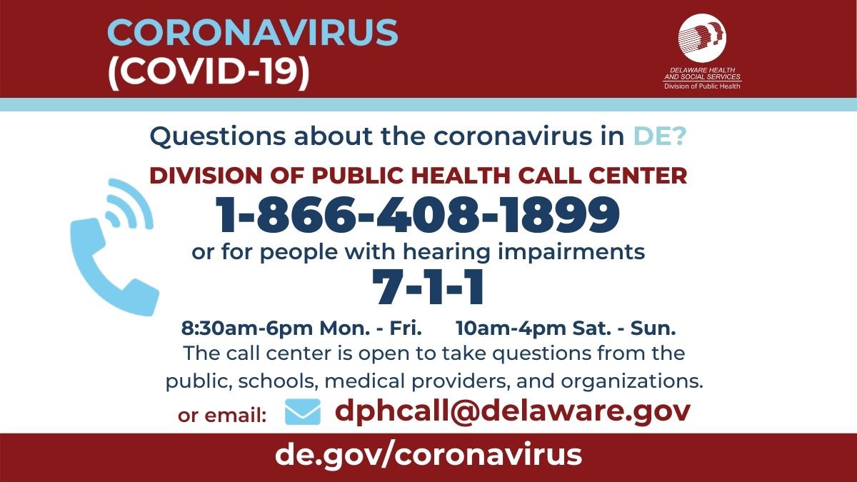 DHSS announces multiple #coronavirus cases at a 2nd care facility in New Castle County. Read more:
news.delaware.gov/2020/03/28/dhs… #coronavirusDE #stayhomeDE