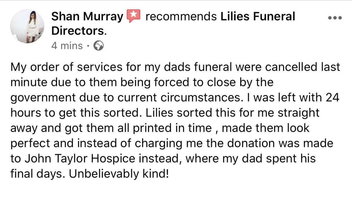 Lilies Funerals tweet media