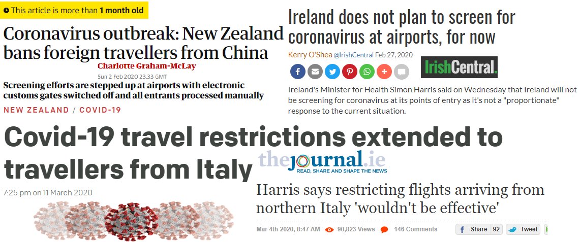 Some greater context:

Compare how Ireland & New Zealand, two island nations with similar populations, have responded to #covid19 since February & outcomes:

Confirmed #Covid_19 cases 28/3:
Ireland: 2,415, 36 deaths
New Zealand: 451, 0 deaths

#LockdownIreland #CoronaIreland