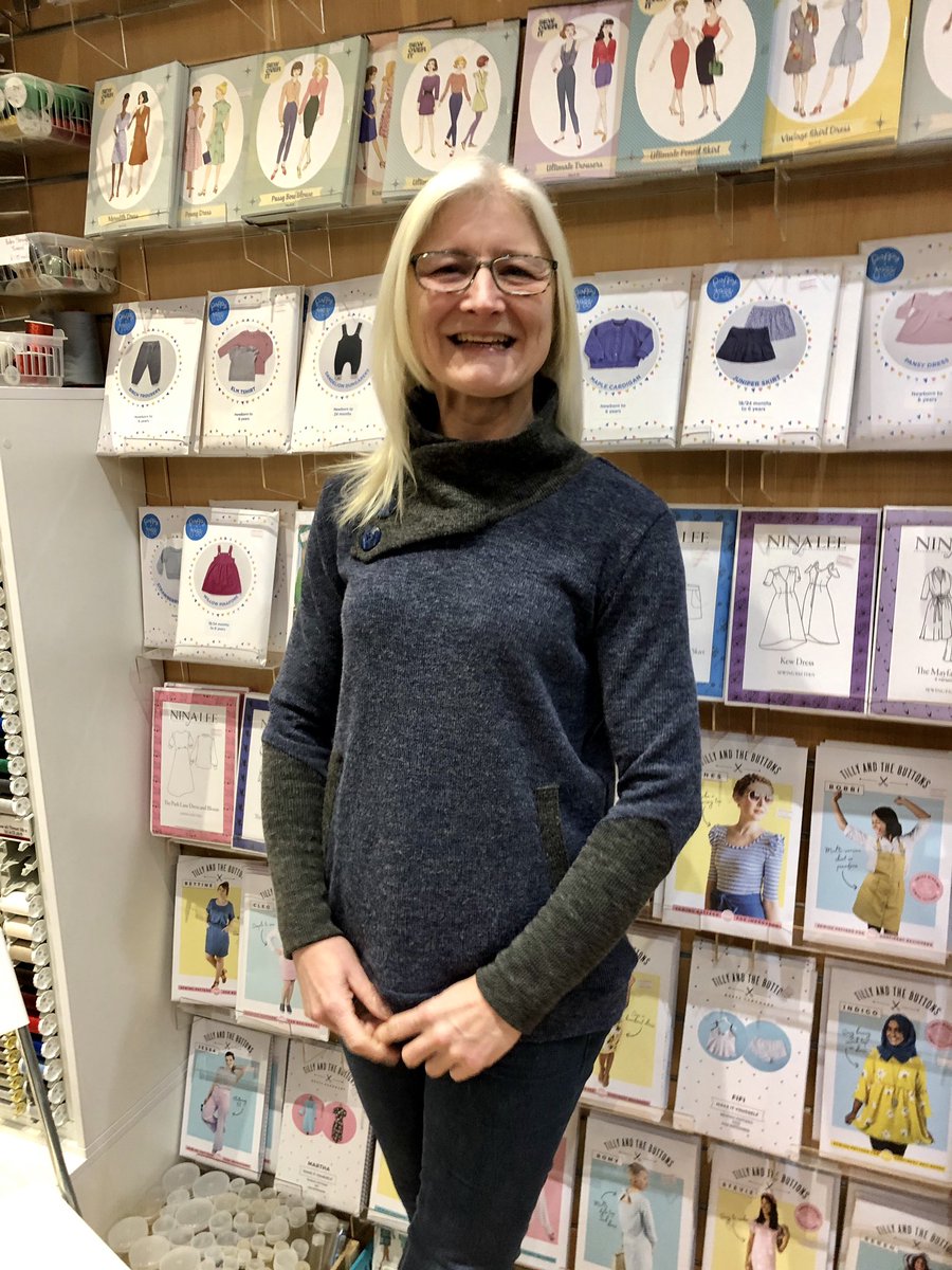 Gather_N_Sew's tweet photo. We saw some wonderful makes at our last Sew Well Dressed evening including this lovely lady’s fabulous Experimental Space Casey sweater. She had used two of our rib jersey knits to create the contrast and it looked fabulous 💕 #XSCasey #caseysweater #caseysweatshirt @SewSpace https://t.co/O4gxuybBdQ