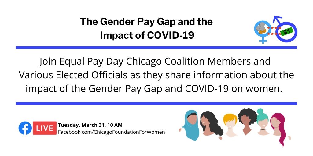 WomenEmployed's tweet photo. Join WE, our @EqualPayDayChic coalition partners &amp; elected officials at 10am on Tue 3/31 for a virtual #EqualPayDay press conf on why we MUST center the voices of women of color in #EqualPay conversations &amp; how closing the #PayGap will help women weather storms like #COVID19. https://t.co/K1WqzXpPbE