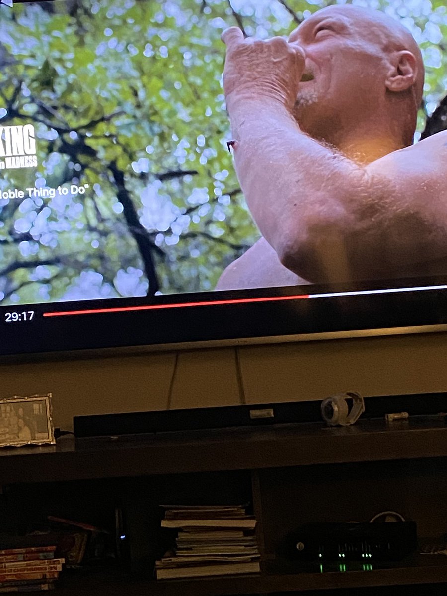Marvinski29's tweet photo. I have so many questions about #tigerking but most important.   Wtf is this on #Allenglover arm? #TigerKingNetflix https://t.co/SRKRTOxaxN