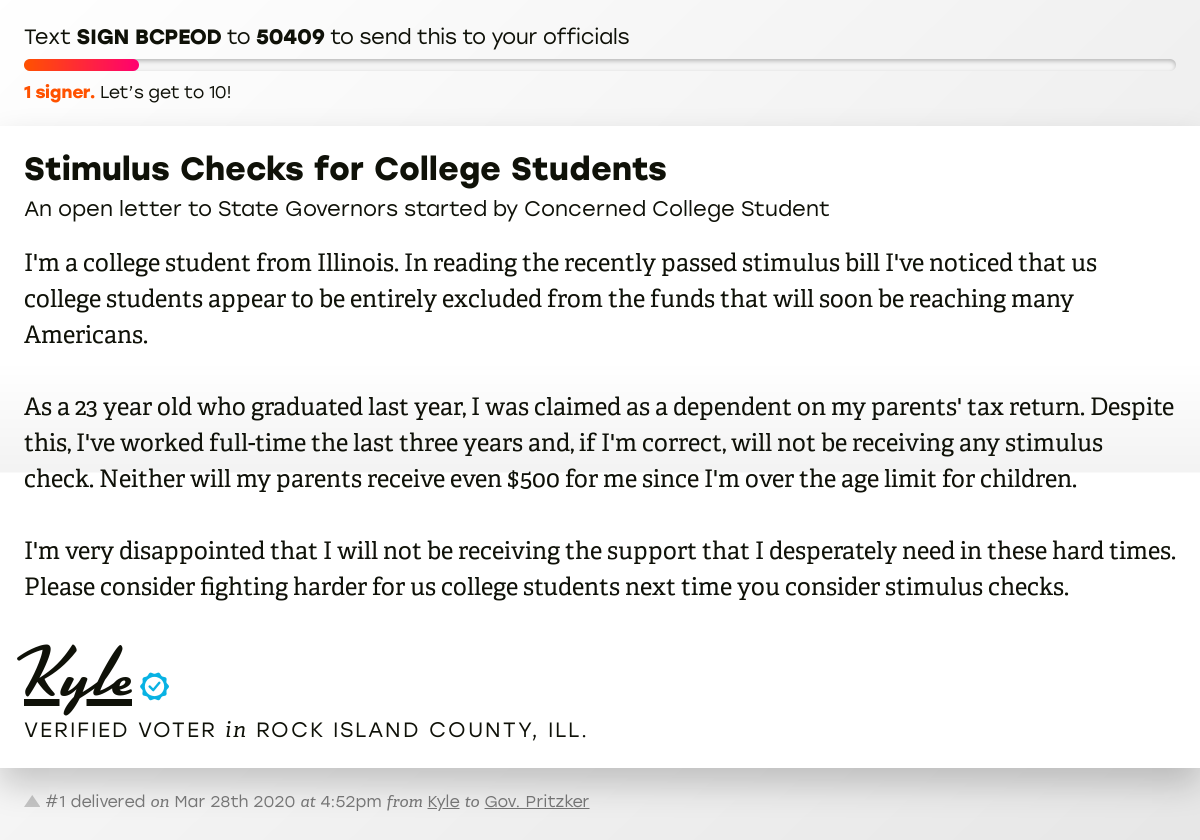Do College Students Get Stimulus Checks This Time