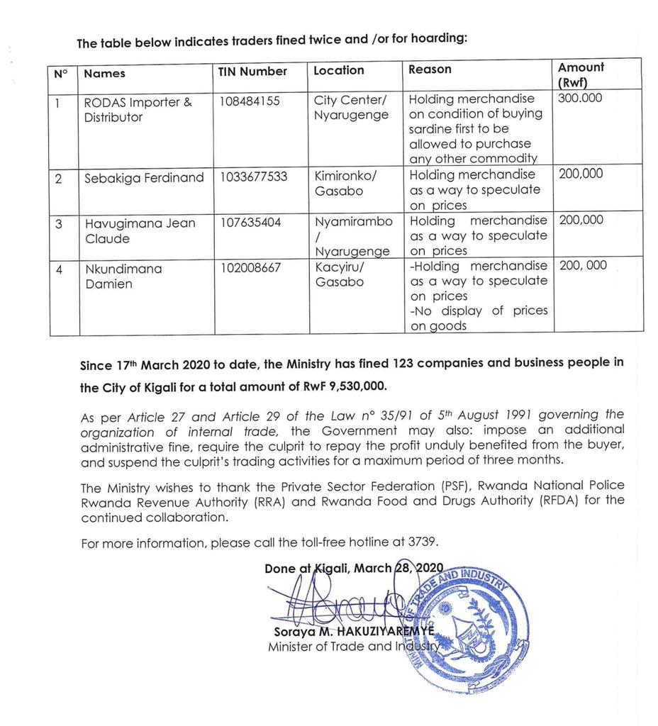 Min of Trade |Rwanda tweet media