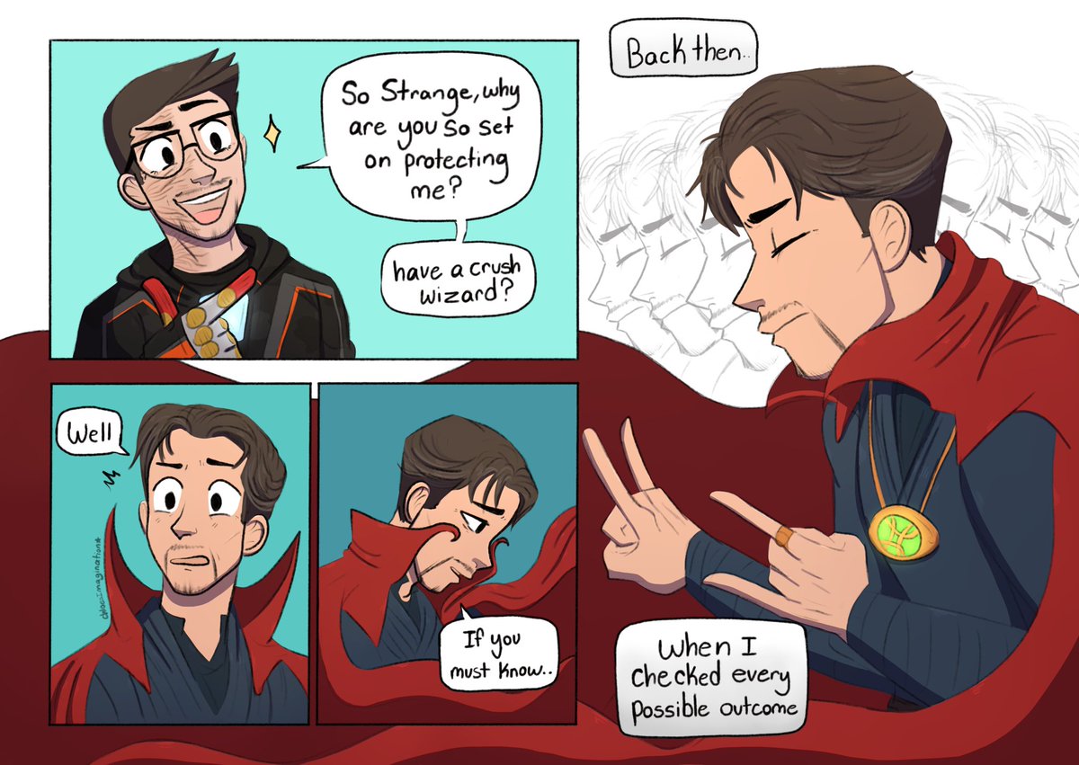 ✨The last thing Strange expected was Tony surviving✨ 