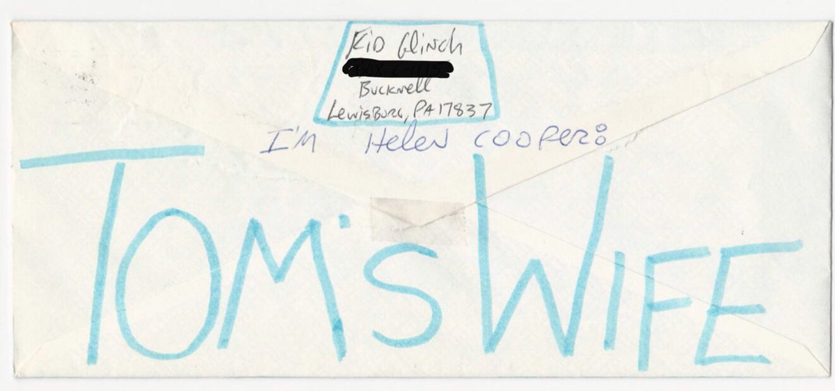 mcglinch's tweet photo. 1987ish letter from my little brother @BisonRdWarrior with great lines from a classic movie  #namethatmovie https://t.co/GUI65Eb2cc