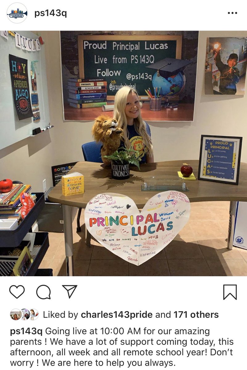 Justine Lucas, Proud Principal tweet media