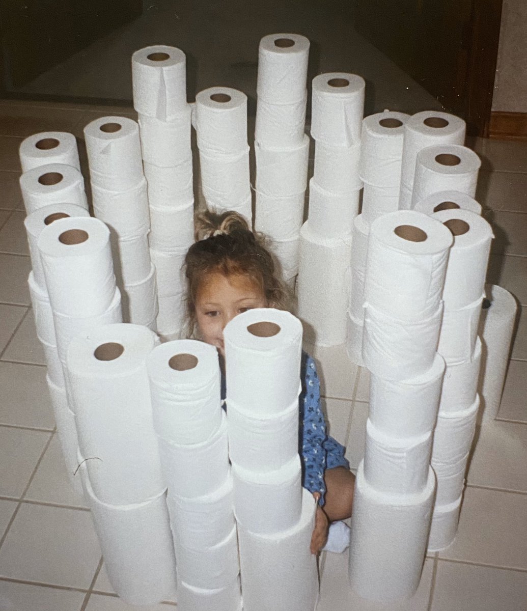 nbehnke6's tweet photo. I’ve been preparing for the toilet paper shortage for 20 years! I hope everyone is staying safe, healthy, and entertained at home! #Quarantine #Covid_19 https://t.co/6YEMcRBoTI