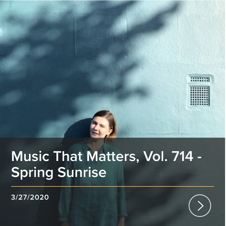 HushHushRecords's tweet photo. Honored to curate a new @kexp 'Music That Matters' podcast, a 76-minute mix of calming ambient, neo-classical, and new age songs titled 'Spring Sunrise' 🌦️🌺

DL, info, tracklist: https://t.co/6WKadAHYWh

Hope it provides some solace for you during these difficult times... 🌊💙 https://t.co/5xsW8Z6RDZ