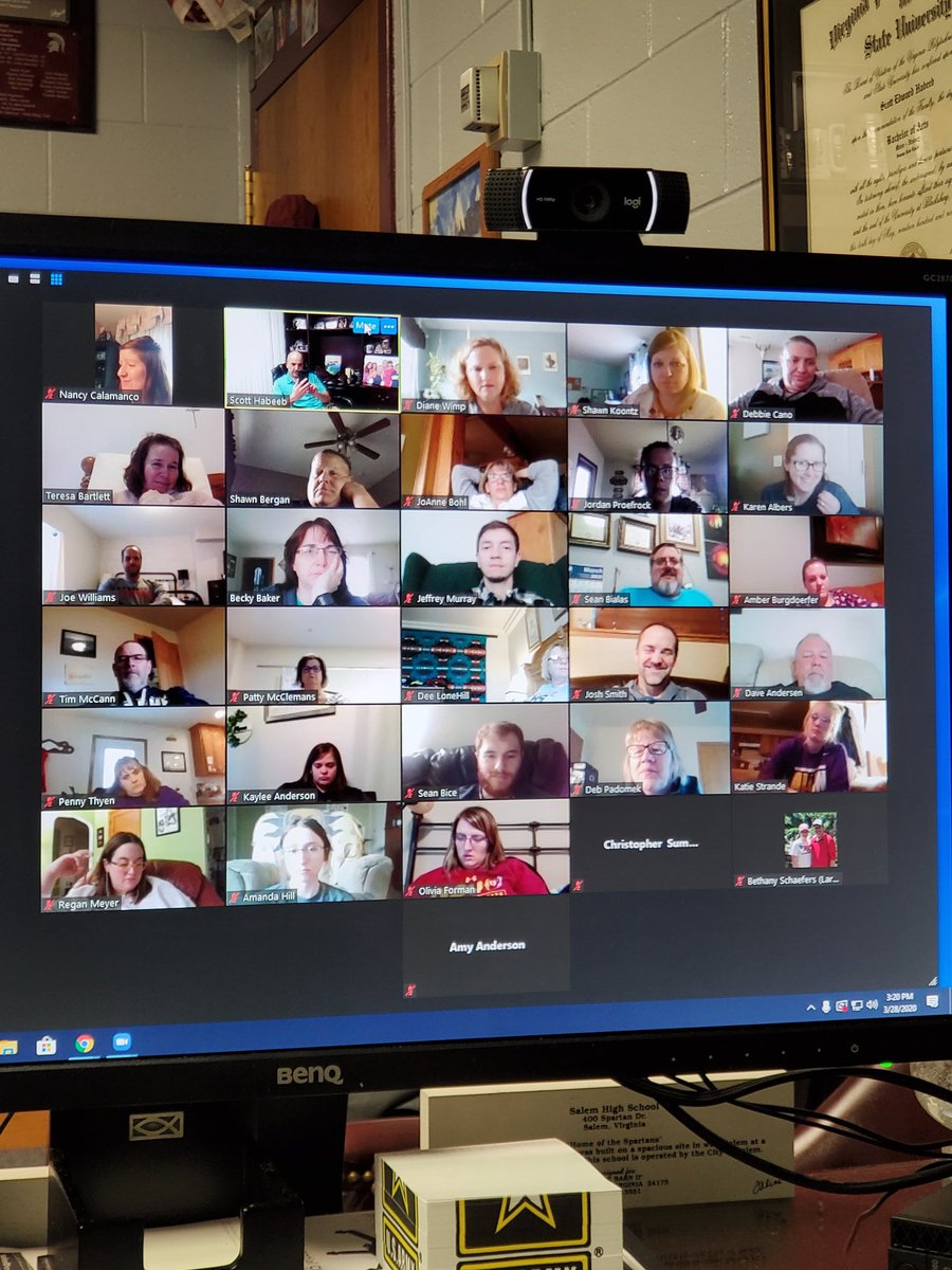 Fun day learning on @zoom_us with my new friends from South Dakota and my favorite Fin, <a href="/PetteriElo/">Petteri Elo</a>