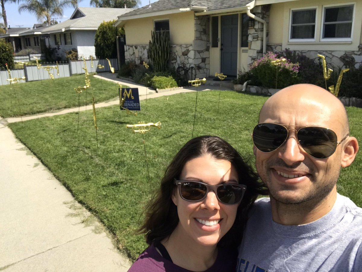MrPicanco's tweet photo. @MillikanMusic ya got us! Glad to see a little slice of normal life when I got up this morning. #proudtobelbusd https://t.co/KdIcm076oC