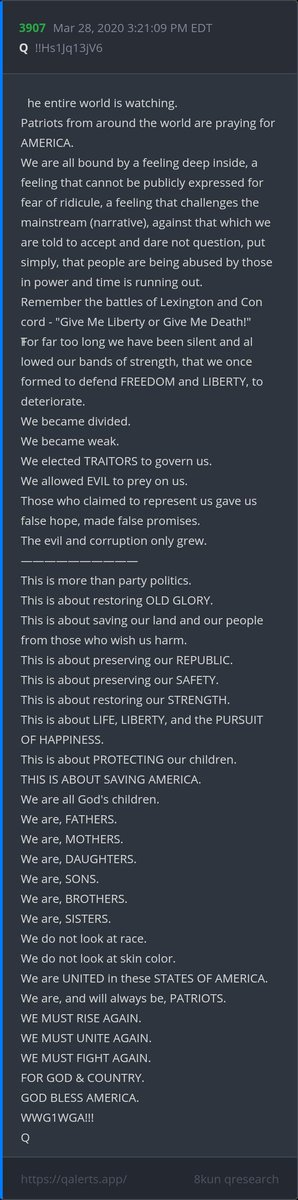 CoreCorean's tweet photo. This is about restoring OLD GLORY.
WE MUST RISE AGAIN.
GOD BLESS COREA.
WWG1WGA
#MakeCoreaGreatAgain https://t.co/MKps1gJgvT