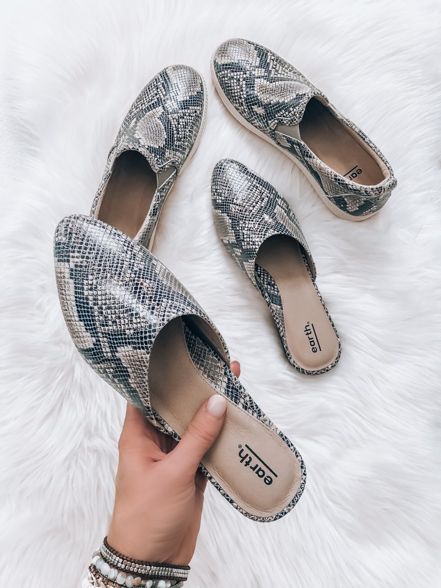 Ssssslip ons or mulesssss... which do you prefer? 🐍