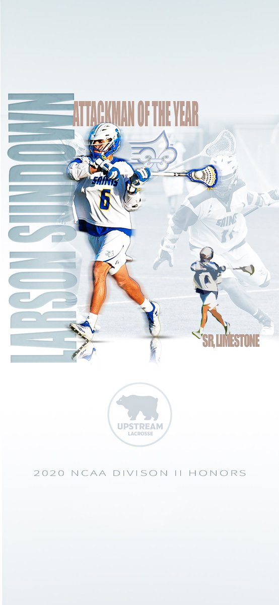 upstreamlax's tweet photo. Introducing our @DIILacrosse players of the year.

A- @Larson_Sundown @LimestoneLax
M- @tpapa14 @LimestoneLax 
D- @Jnapp7 @AdelphiMLax 
G- @gifford35 @AbbeyMensLAX 

Stay tuned, D1 awards coming Monday. @NCAALAX https://t.co/hQgzaqLgqd