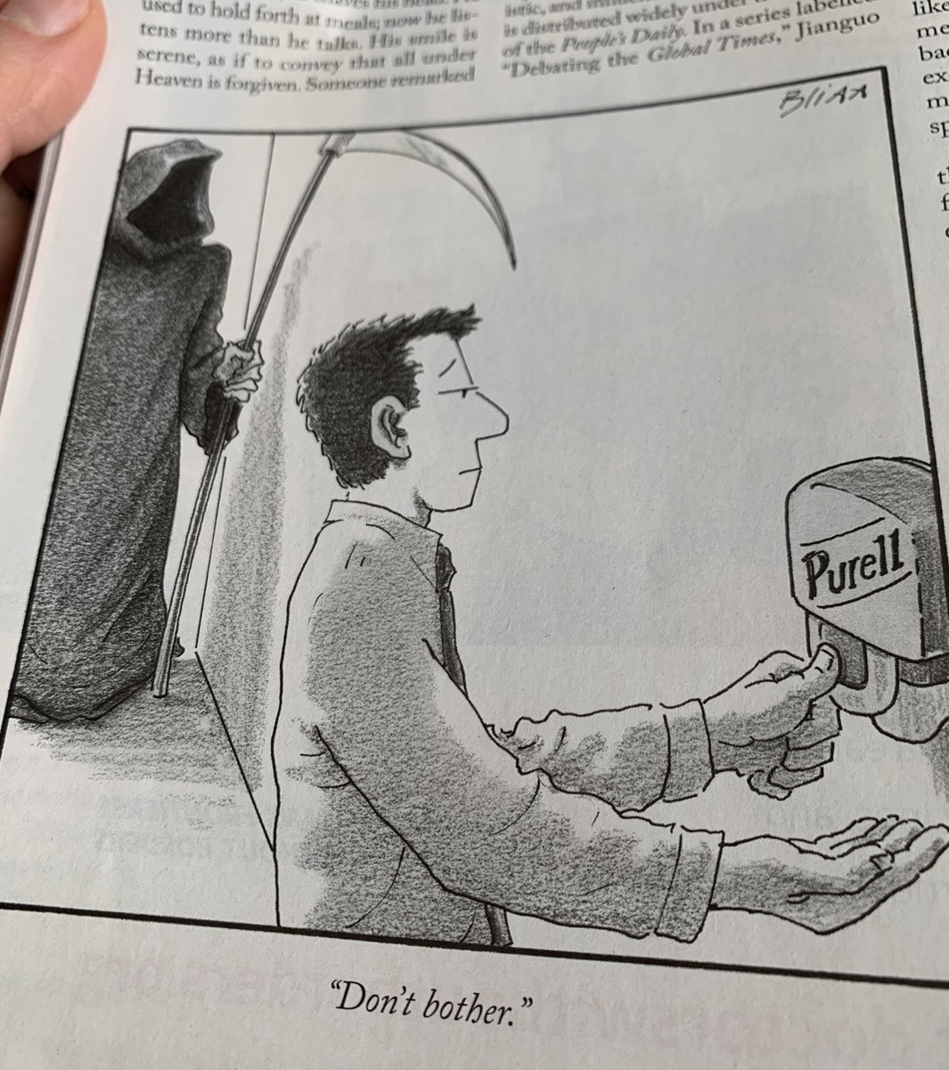 WhimsicaLinds's tweet photo. This @NewYorker comic from Dec 2018 didn’t age well 🤦‍♀️ https://t.co/DIDb5zU5UG