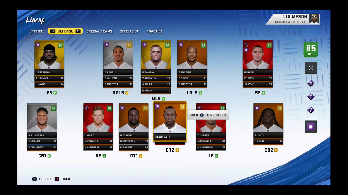 Scheme_NEFL20's tweet photo. Minnesota Vikings #SeasonVLVIII Defensive Lineup https://t.co/AaJU9FLVNG