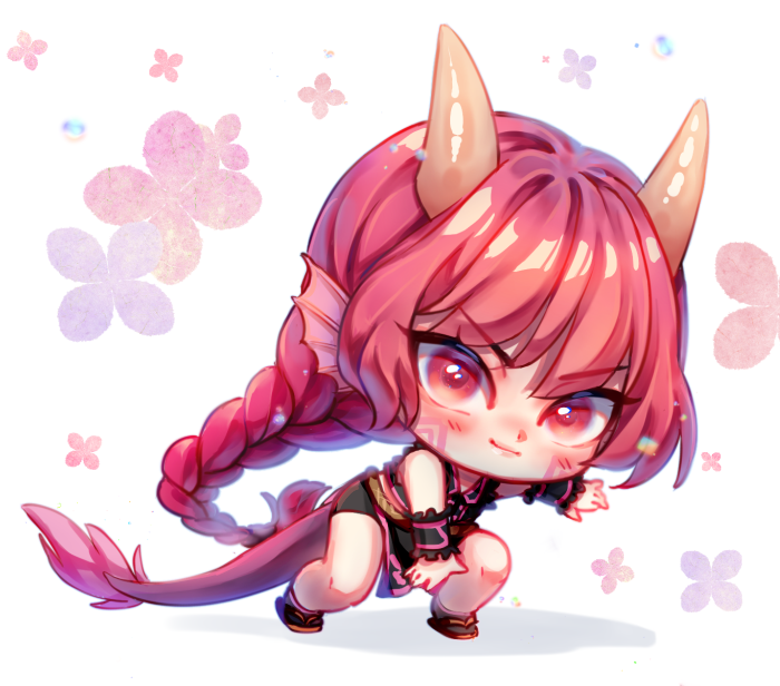 DANWorld2012's tweet photo. Jun-ka (commission)
#junka #chibi #dragon #pink #commission https://t.co/GzULvkDu1F