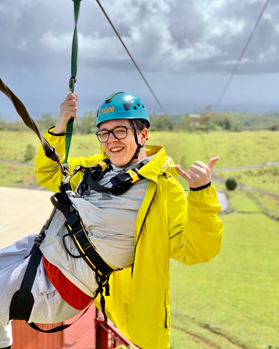KapohoKine's tweet photo. 🤙Shaka Saturday! 
We love the smile on our guest Corey's face while he is ziplining with us.

Start your adventure: https://t.co/UuGYRXpnCg https://t.co/J0lJixWPhy
