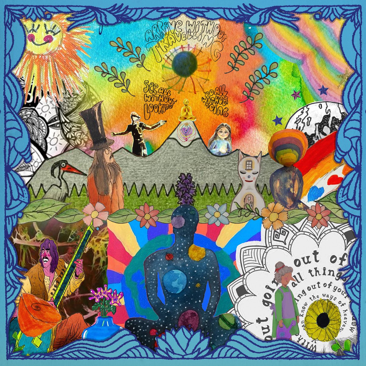 DhaniHarrison's tweet image. Do you see your art in this collage? You don't have to be a singer or musician to join the Inner Light Challenge. Paint, chant or write a verse, chorus or line from @thebeatles song ‘The Inner Light’ &amp;amp; share with the hashtag #innerlight2020 to help raise $100k to fight COVID-19