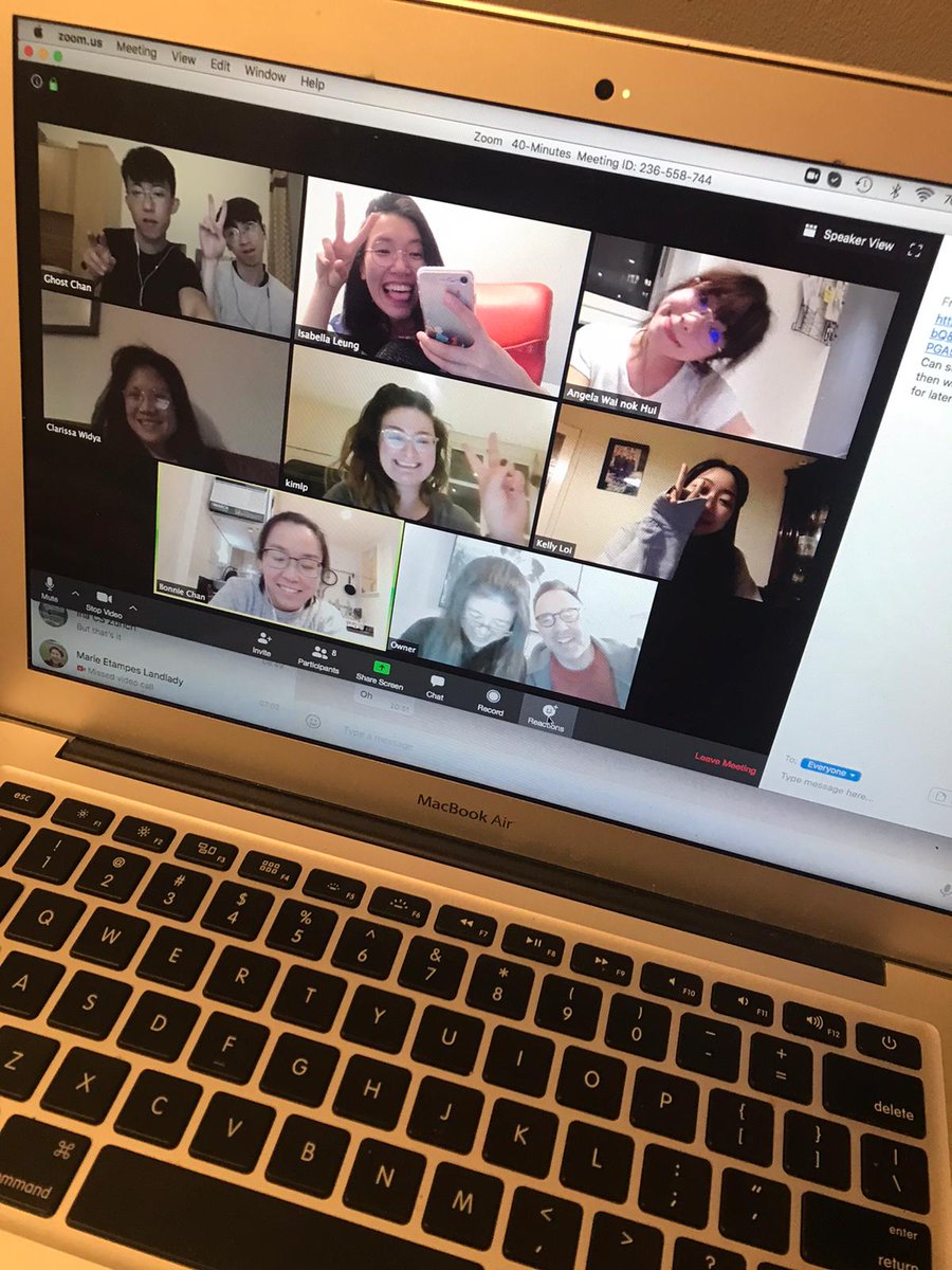 xanadujenn's tweet photo. It was a #FREEDOMHi party tonight!   An isolation zoom party with songs and games! #StayAtHome #StayAtHomeAndStaySafe https://t.co/kNFwheJyv4