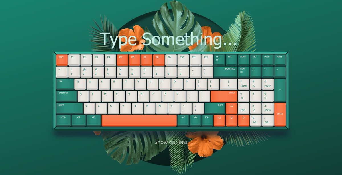 Día de cuarentena N^-1

Como no tengo un teclado mecánico y quiero uno de éstos hermosos lo hice en HTML/CSS/JS vanilla y un poquito de SASS aquí y allá. Activar 📢📢📢
guido732.github.io/mechanical-key…

disclaimer: no apto para mobile, sorry not sorry la joda es usar el teclado