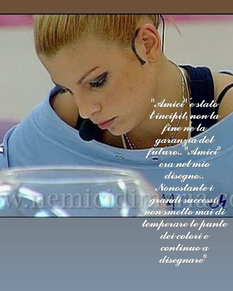 diamantefortuna's tweet photo. " "Amici" รฉ stato l'incipit, non la fine nรฉ la garanzia del futuro.. "Amici" era nel mio disegno.. Nonostante i grandi successi, non smetto mai di temperare le punte dei colori e continuo a disegnare.. โค๏ธ" EM๐
#Amci09 #emmamarrone #realb #realbrown #queenbrown #browncrew https://t.co/yMLjP5Wg8s