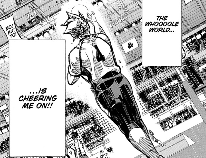 he got so used to bokuto having his randoms moods that when bokuto was doing great he found it weird which in my case i find hilarious. in that exact game furudate showed us a development for bokuto worthy for someone who was gonna do great in the future